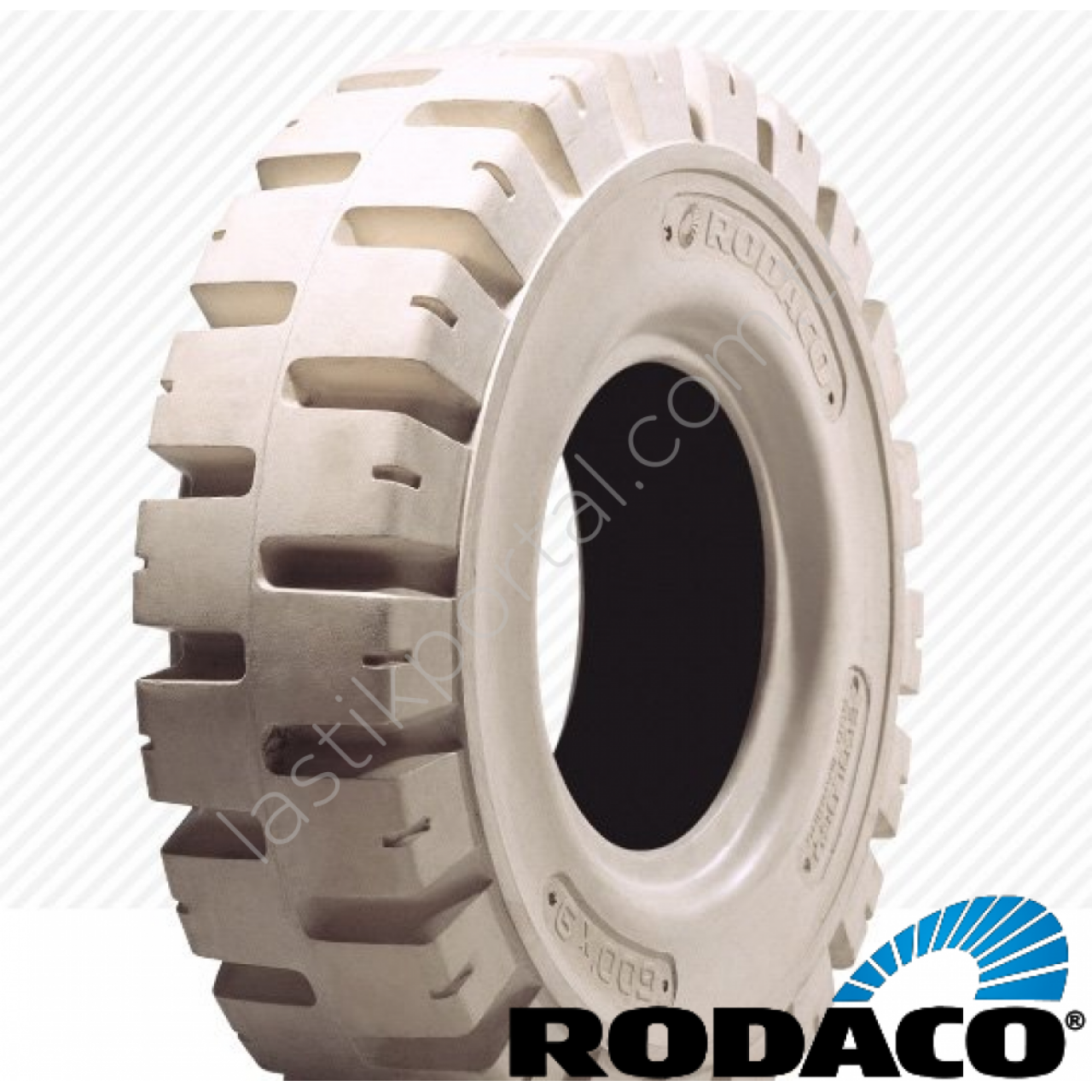 200/50-10 Rodaco Beyaz Dolgu Forklift Lastik